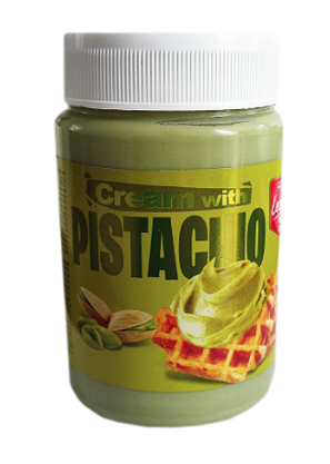LEONA CREAM WITH PISTACHIO 400GM