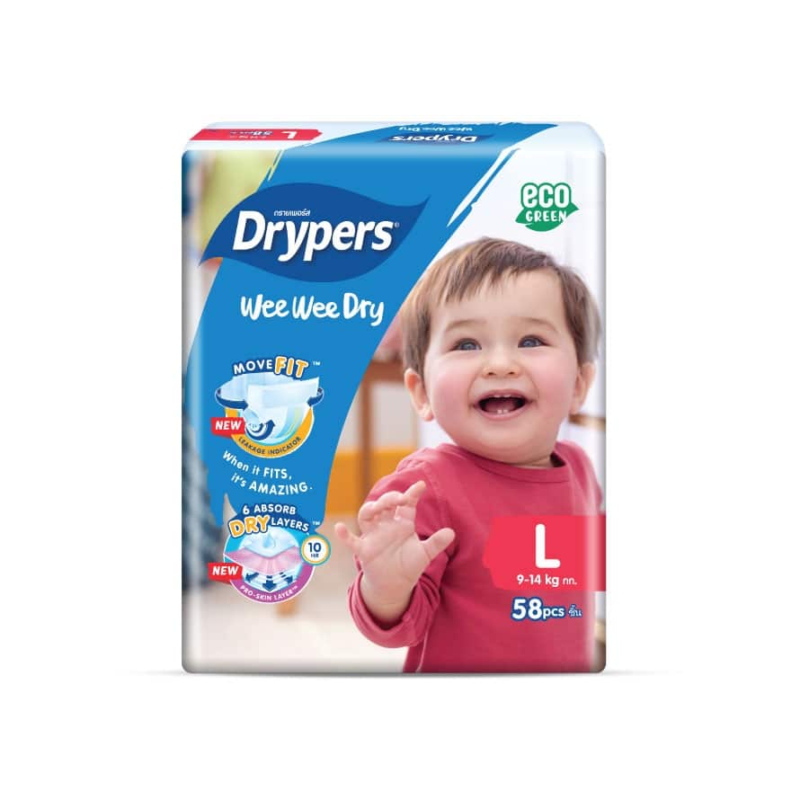 DRYPERS L MEGA (4*58'S) NEW PACKING