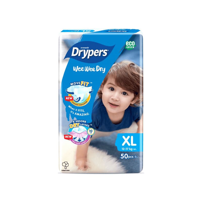 DRYPERS XL MEGA (4*50'S) NEW PACKING