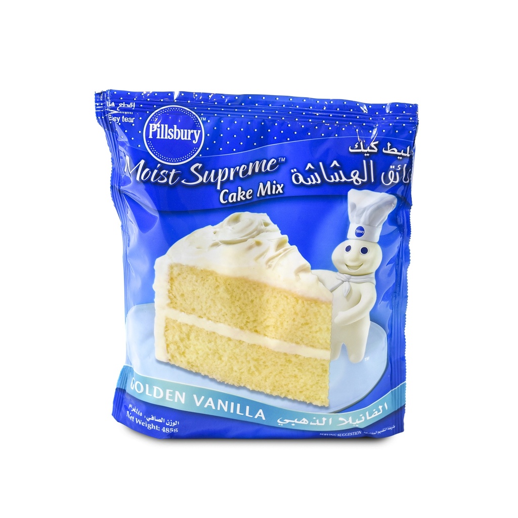PB CAKE MIX GOLDEN VANILLA 485GM