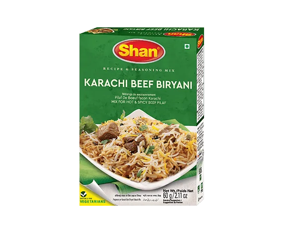 SHAN KARACHI BEEF BIRYANI MIX 60GM 