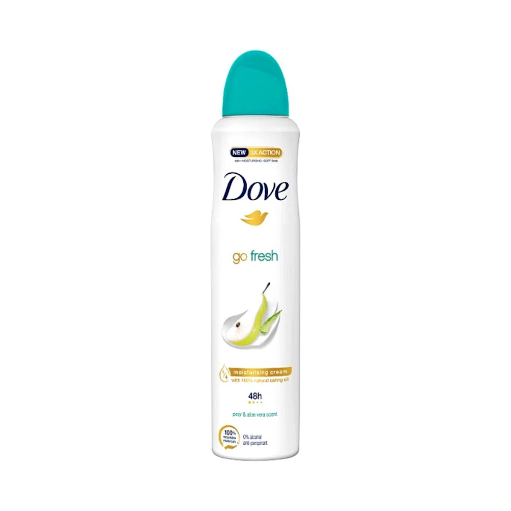 DOVE B/SPRAY PEAR & ALOE VERA SCENT 250ML 