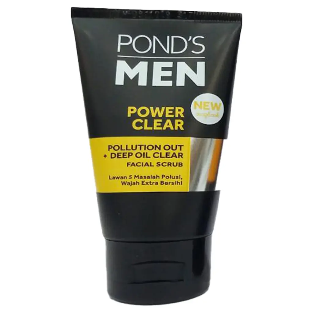 PONDS MEN FACIAL SCRUB POWER CLEAR 100ML 