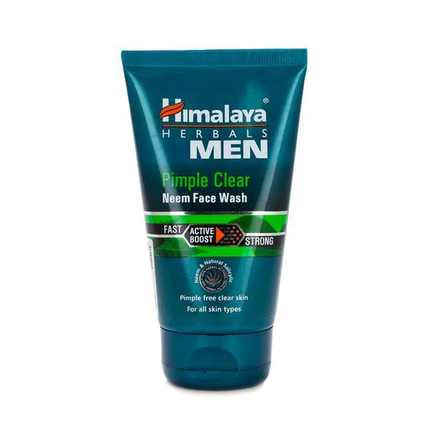 HIMALAYA MEN FACE WASH PIMPLE CLEAR NEEM FACE WASH 50ML 