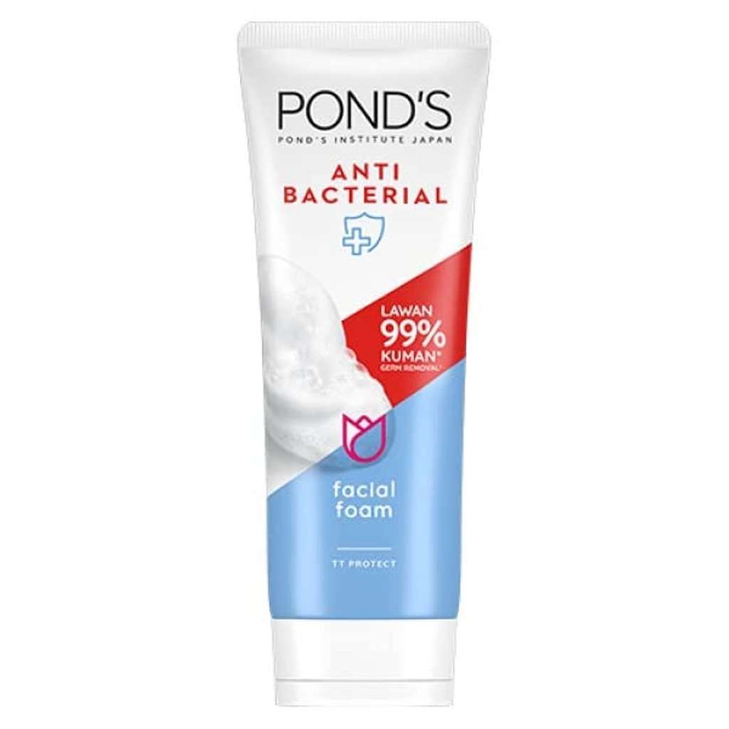 PONDS FACIAL FOAM ANTI BACTERIAL   100GM 