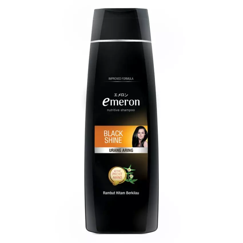 EMERON SHAMPOO -BLACK SHINE 340 ML - BLACK