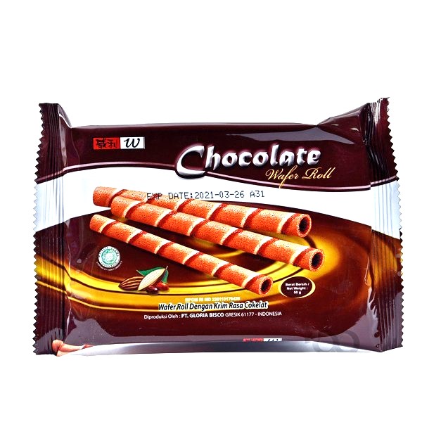 Willie Chocolate Wafer Roll 40g