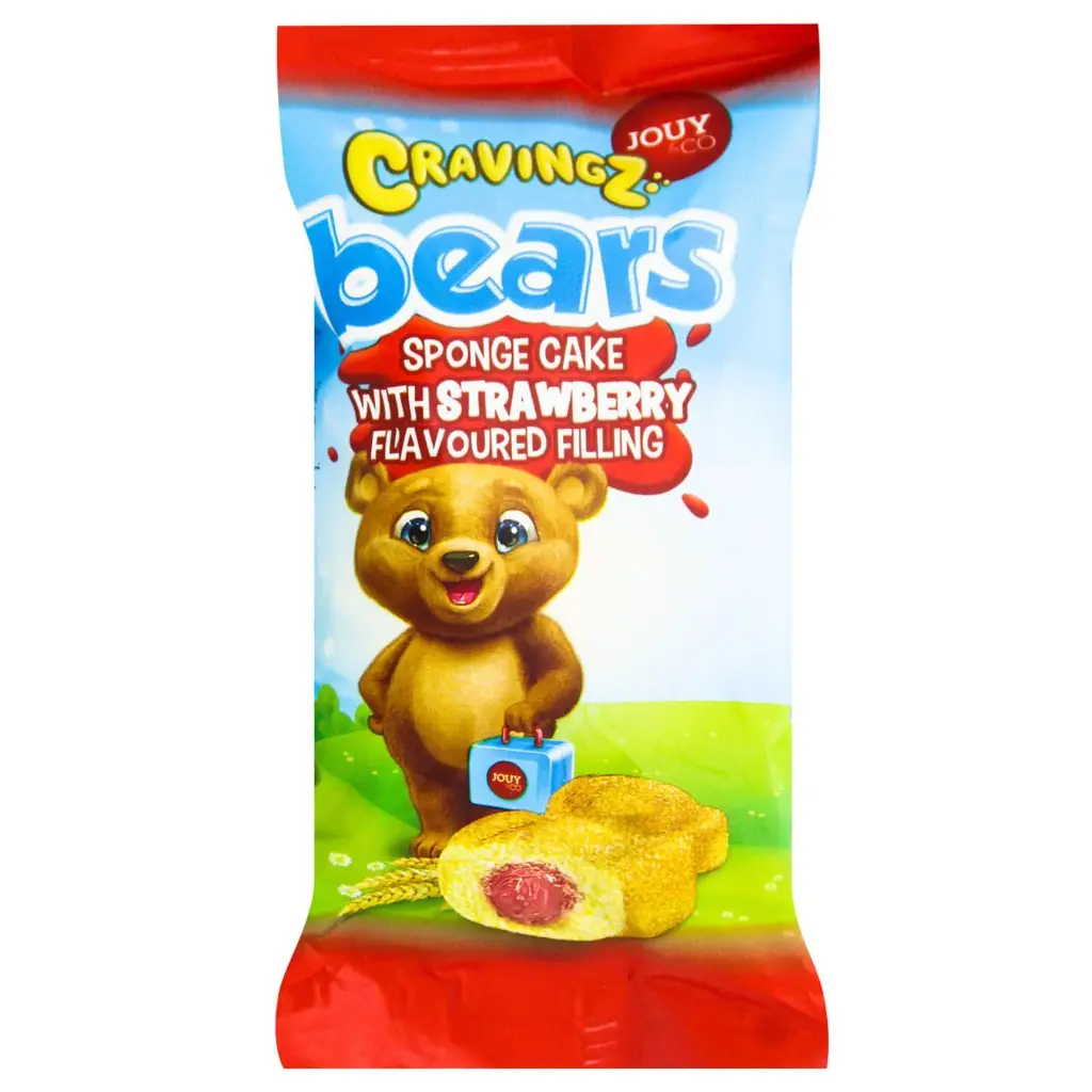 Cravings Bear Strawberry Cream Cake 40g
