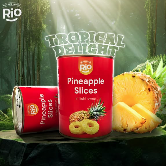 RIO Canned Sliced Pineapple in Syrup 565g