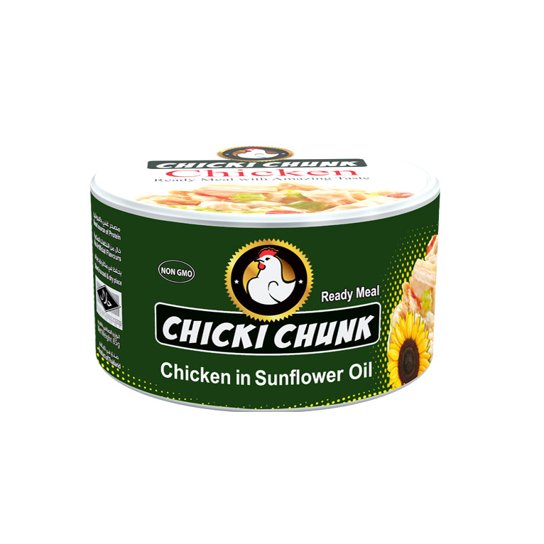 CHICKI CHUNK CHICKEN IN SUNFLOWER-OIL 160g