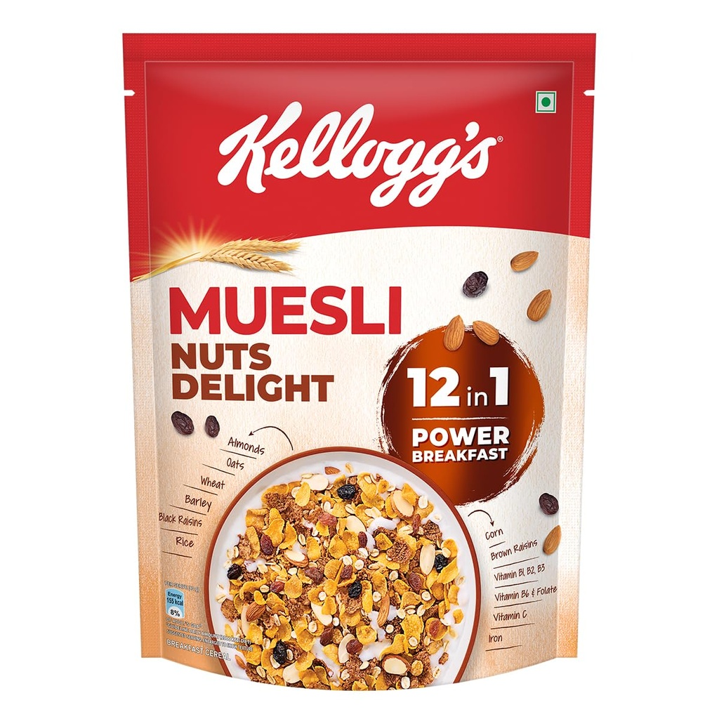 Kelloggs Museli Nuts Delight 500g