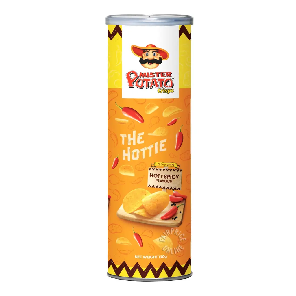 MISTER POTATO CRISPS 160G HOT & SPICY