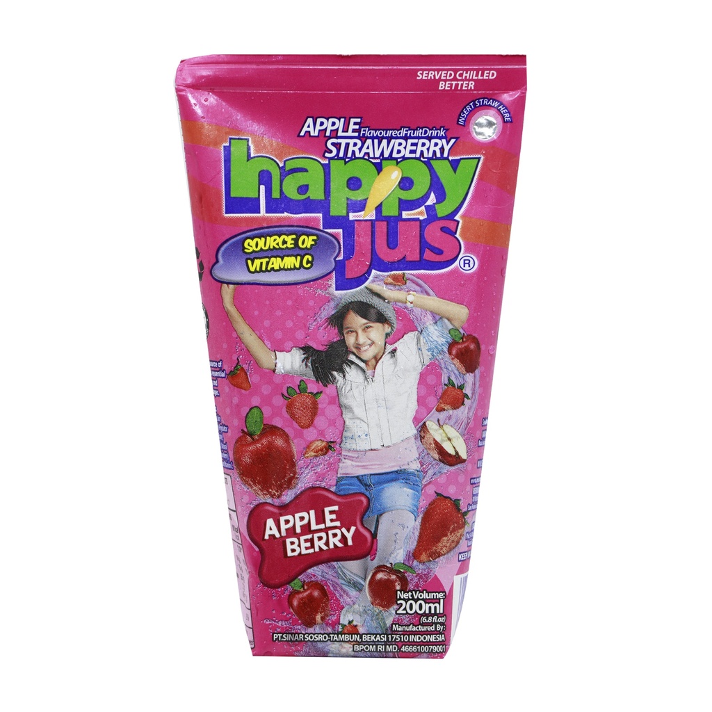 Happy Jus 200ml (Apple Berry)