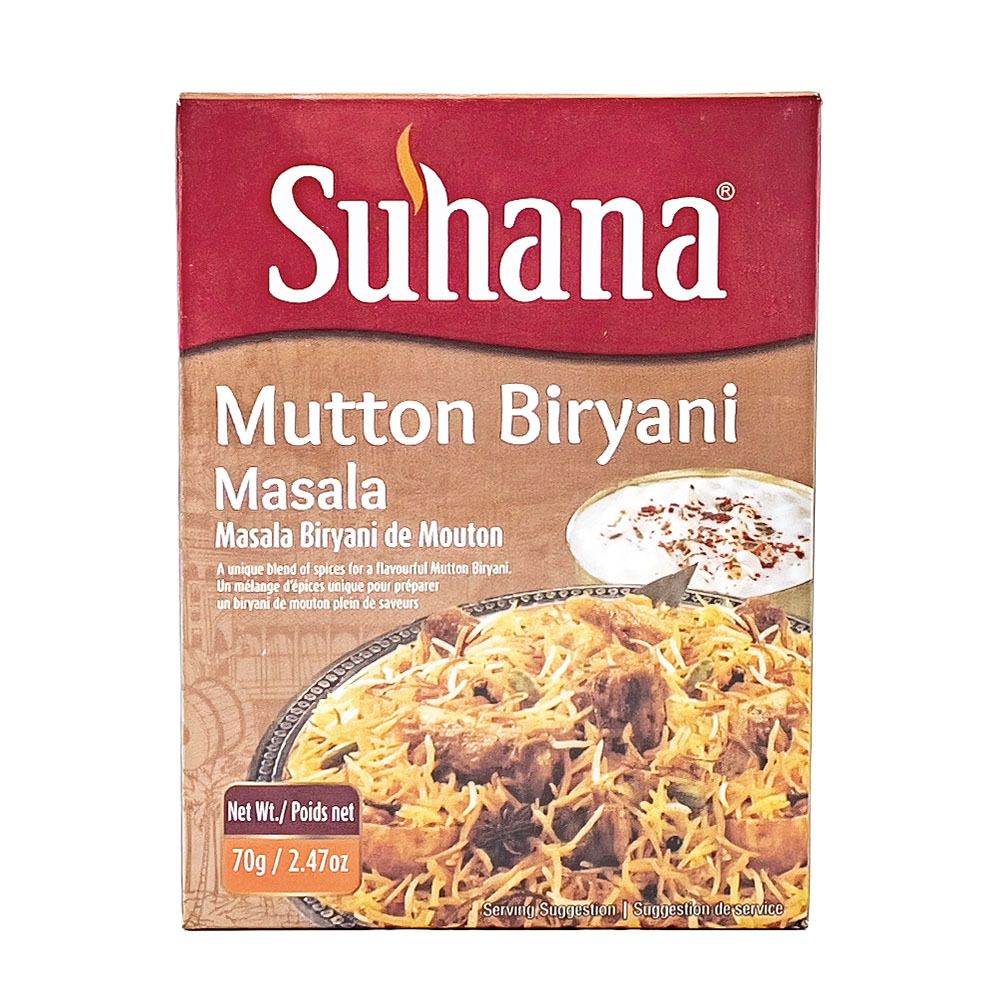 Suhana Masala Powder 70g (Mutton Biryani Mix)