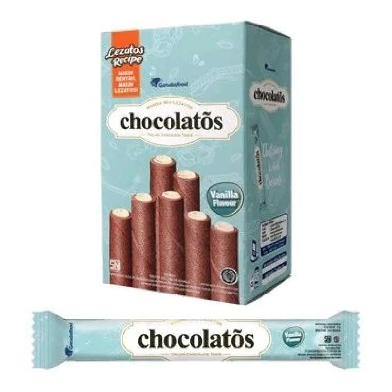 Gery Chocolatos Vanilla Wafer Roll(N) 14g