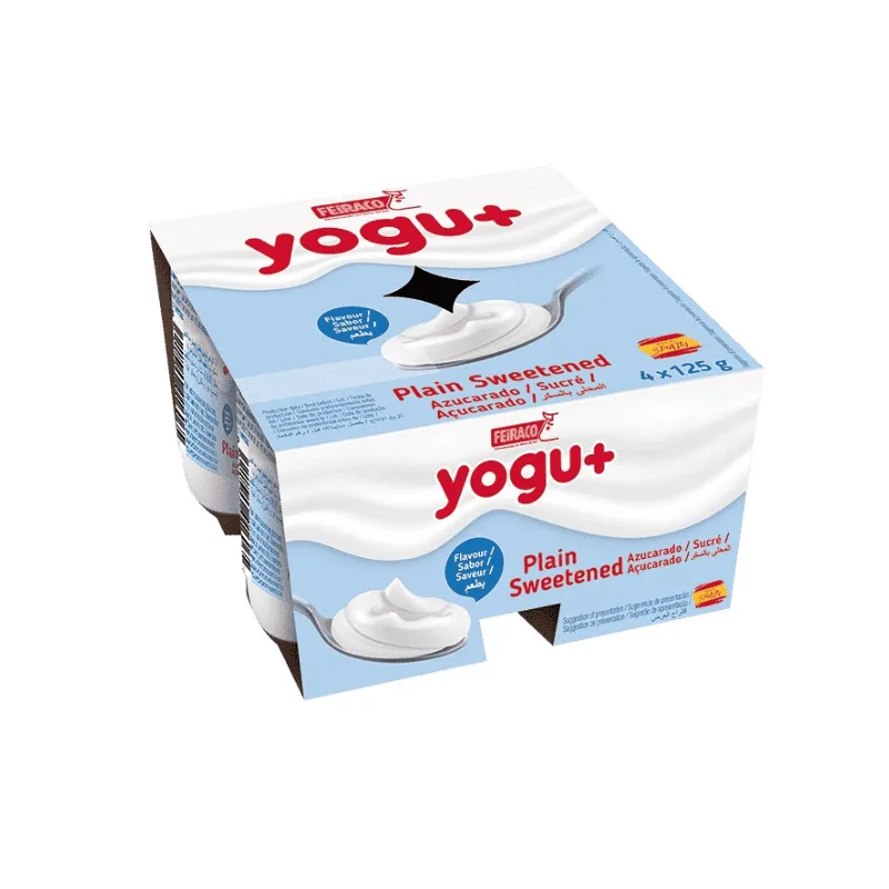 FEiRACO yogu+ Yogurt W/Cluster Plain Sweetened 125g