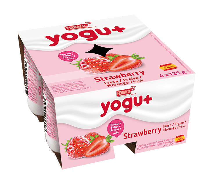 FEiRACO yogu+ Yogurt W/Cluster Strawberry 125g