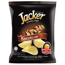 JACKER POTATO CHIPS BBQ 60G