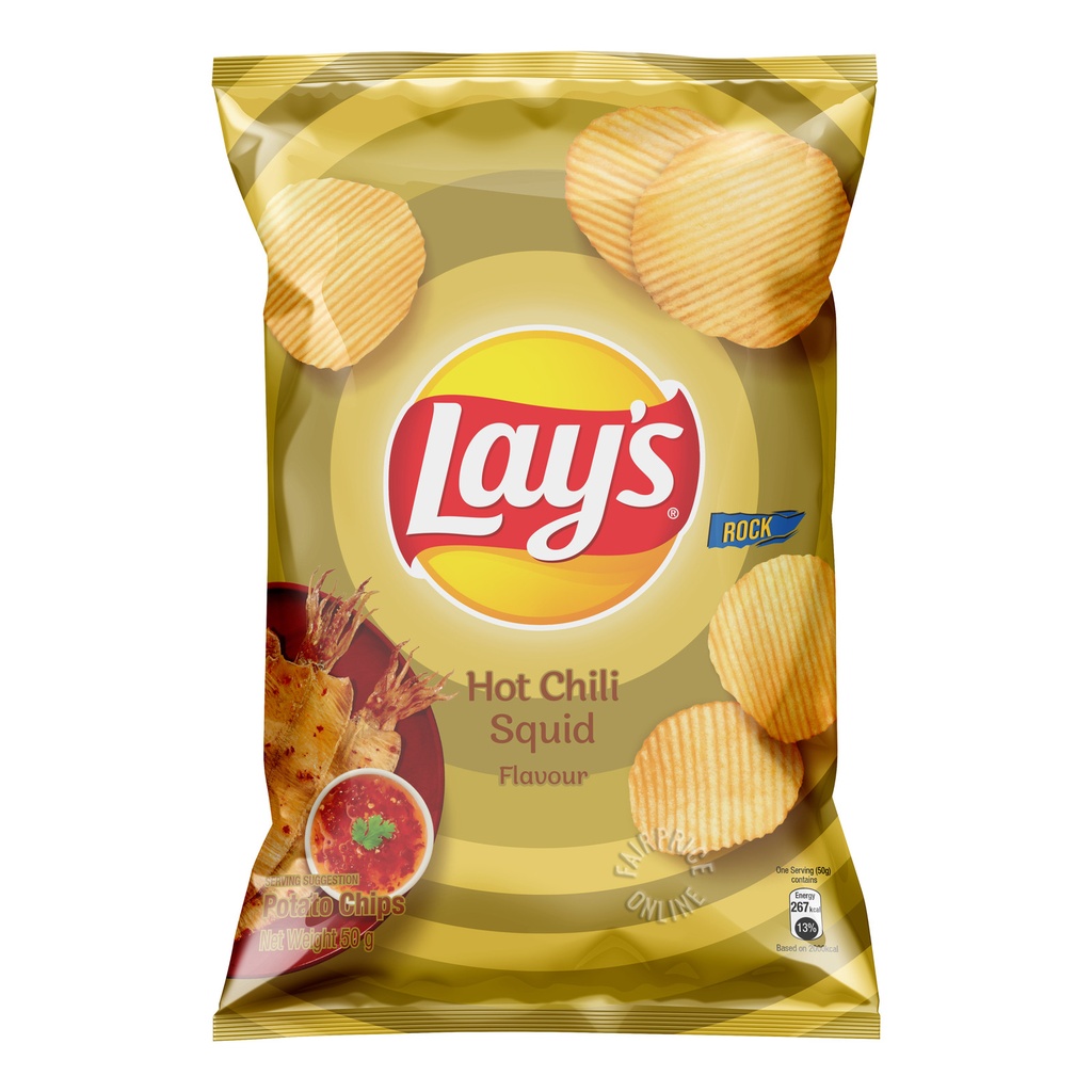 LAYS HOT CHILLI SQUID 40G