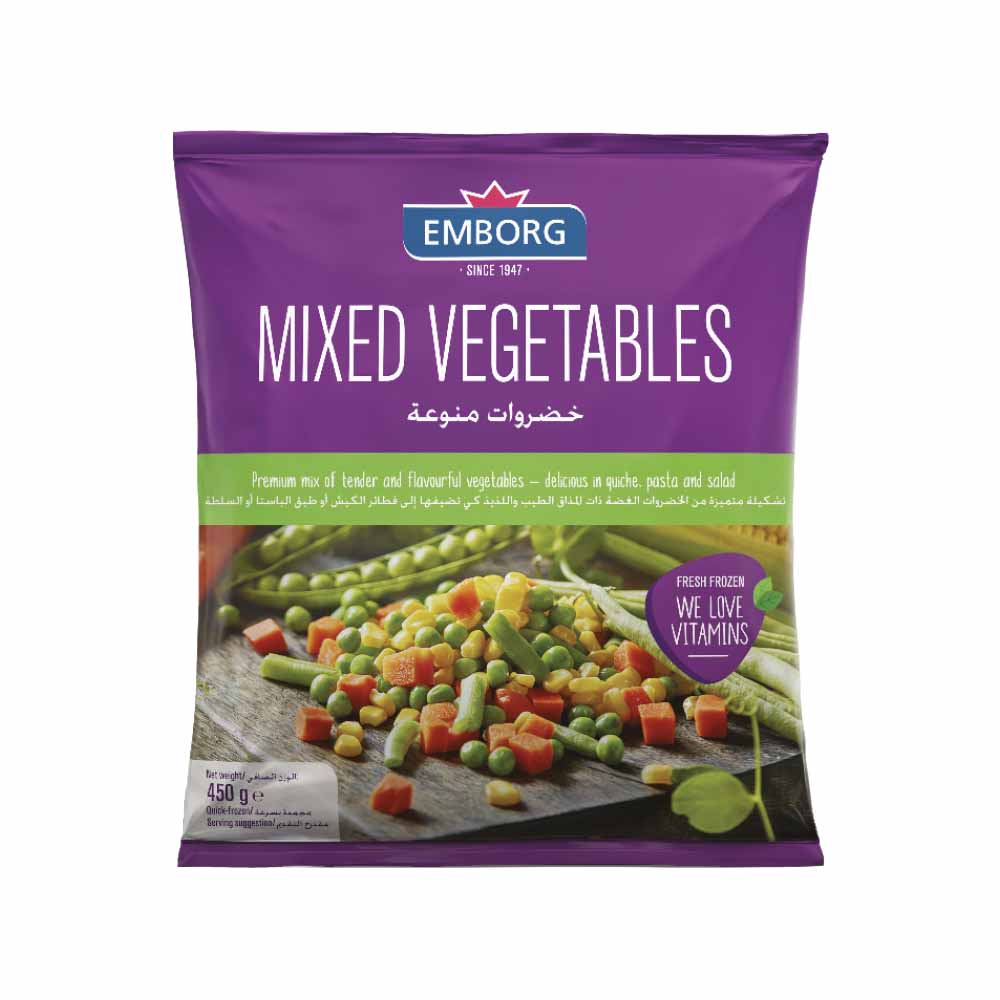 Emborg Mixed Vegetables-450g 