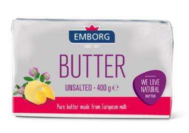 Emborg Butter Unsalted-400g 