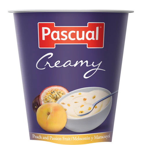 PASCUAL YOGURT T/C  PEACH & PASSION 125GM