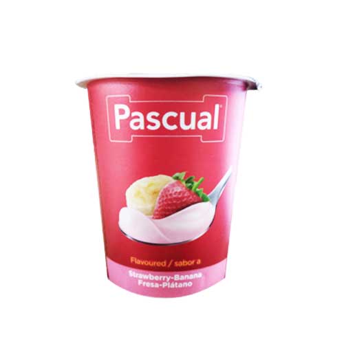 PASCUAL YOGURT STRAWBERRY BANANA FLAVOUR 125ML