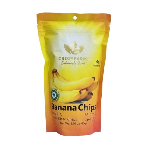 CRISPFARMS BANANA CHIPS 60G