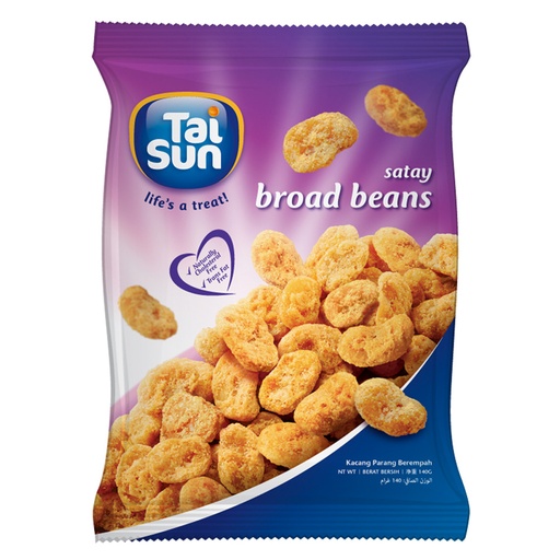 TAI SUN BROAD BEANS SATAY PKT 40GM