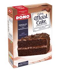 DOMO EXTRA MOIST CAKE  CHOC FUDGE 500G
