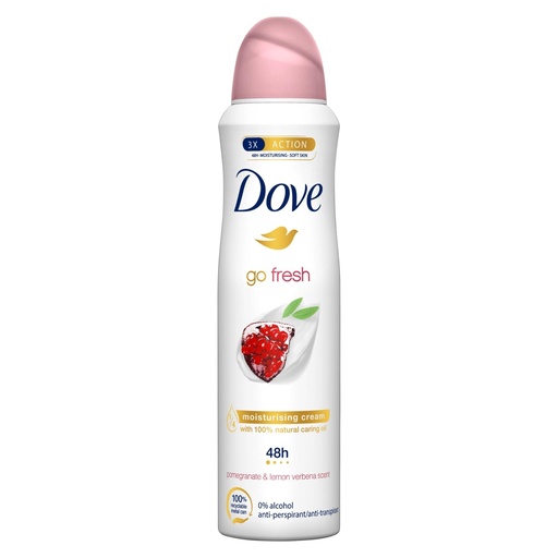 DOVE B/SPRAY POMEGRANATE & LEMON 250ML 