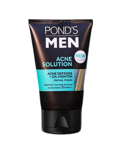 PONDS MEN FACIAL FOAM ACNE SOLUTION 100GM 