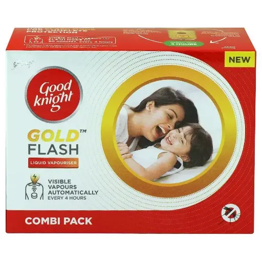 GOOD KNIGHT GOLD FLASH COMBI PACK SYSTEM + 45ML btl  