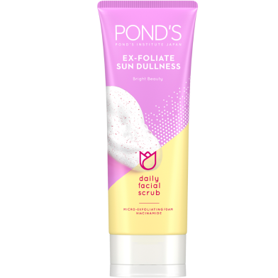 PONDS FACIAL SCRUB EX FOLIATE SUN DULLNESS REMOVAL 100GM 