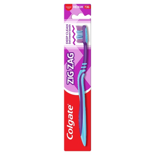 COLGATE T/BRUSH ZIG ZAG MEDIUM