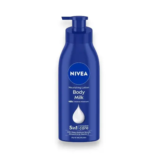NIVEA B/LOTION NOURISHING BODY MILK BLUE pump btl 400ML 