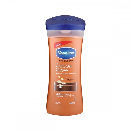 VASELINE B/LOTION COCOA GLOW INTENSIVE CARE 400ML 