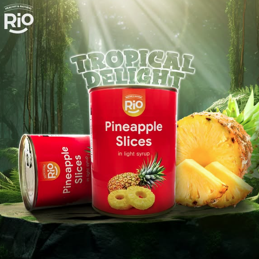 RIO Canned Sliced Pineapple in Syrup 565g