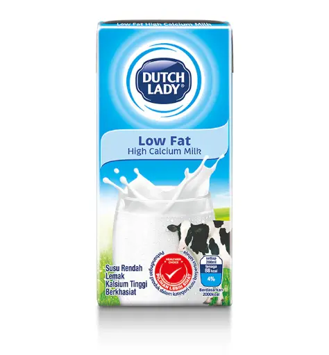 DUTCH LADY UHT MILK 200 ml LOW-FAT