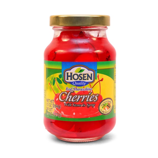 HOSEN CHERRIES (RED) W/STEM 284G (10 Oz)