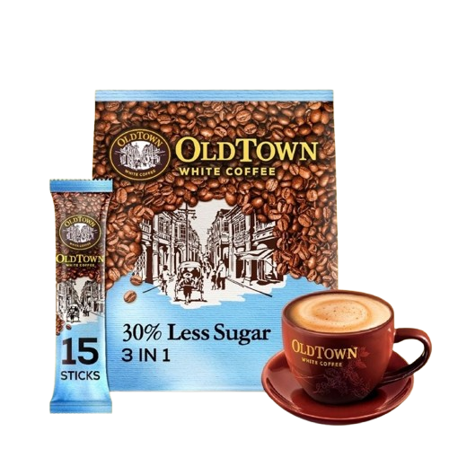 OLD TOWN COFFEE 3 IN 1 LESS SUGAR