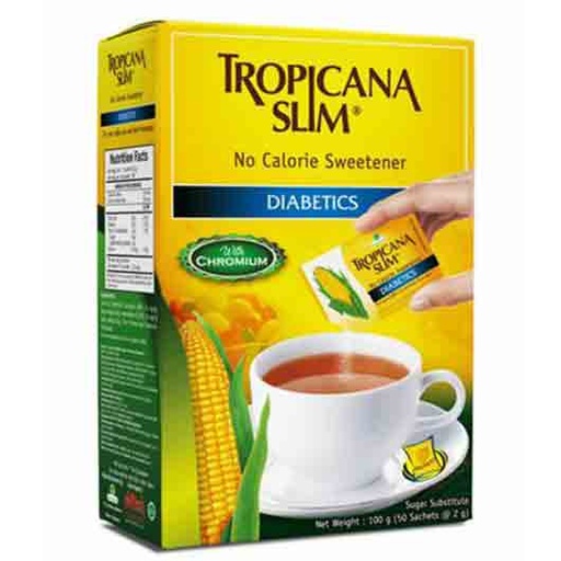 Tropicana Slim Sweetener Diabetics 100 sac