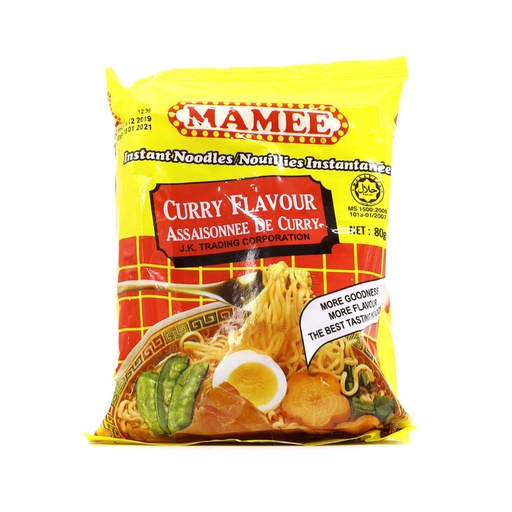 NOODLES MAMEE CURRY 80GM