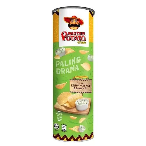 MR POTATO CRIPS SOUER CREAM ONION 145GM