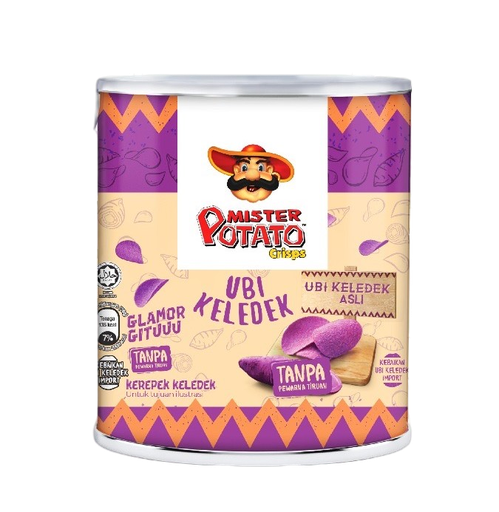MISTER POTATO CRISPS 40G SWEET POTATO NATURAL