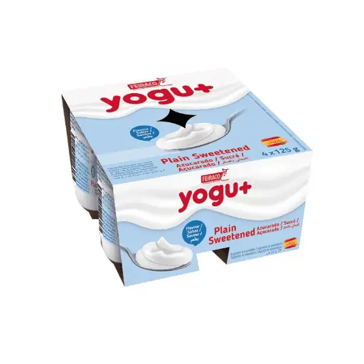 FEiRACO yogu+ Yogurt W/Cluster Plain Sweetened 125g