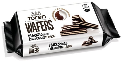 TOREN Wafers Black & White Extra Creamy 55g