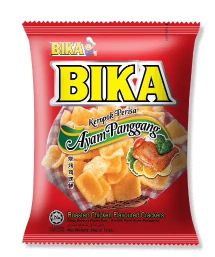 BIKA CHICKEN CRACKERS 60G