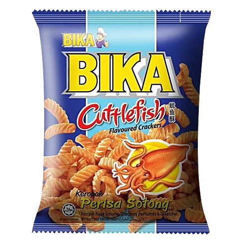 BIKA CUTTLEFISH CRACKERS 60G