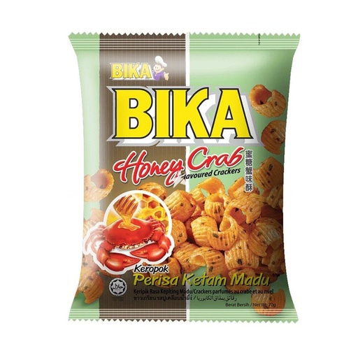BIKA HONEY CRAB CRACKERS 60G